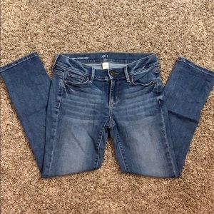 The Loft Outlet Modern Cuffed Crop Jeans